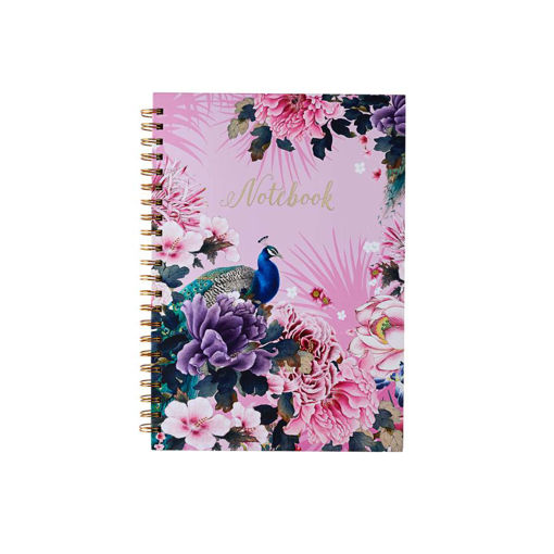 Picture of A4 NOTEBOOK HARDBACK EXQUISITE PEACOCK